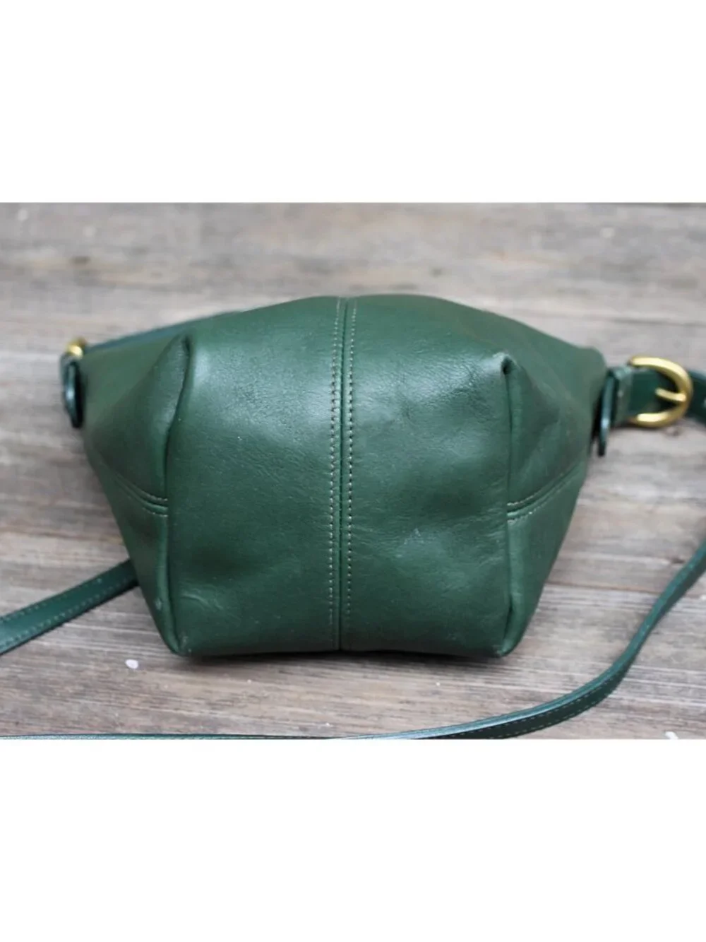 Coach Vintage - MacDougal Zip Crossbody 4130 in Bottle Green, USA Pre-1994
